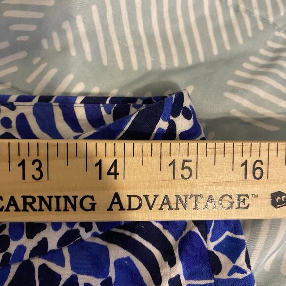 Lilly Pulitzer Kelly Skinny Ankle Blue Stretch Pockets Low Rise Size 4 - Picture 8 of 10